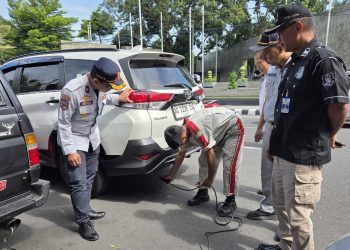 Peringati Hari Anti Polusi Sedunia, Pemerintah Kota Kediri Gelar Operasi Gabungan Uji Emisi Kendaraan R4 & R6