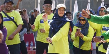 Senam Bersama Warga Setonopande, Gus Qowim: Guyub Rukun Jadi Energi Bangun Kota Kediri MAPAN