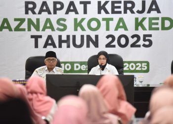 Perkuat Kolaborasi, Mbak Wali Buka Rapat Kerja Baznas 2025. Foto : Dok. Pemkot Kediri