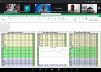Dorong Digitalisasi Statistik Sektoral di Kalangan ASN, Diskominfo Hadirkan Webinar Visualisasi Data Menggunakan Excel. Foto : Dok. Pemkot Kediri