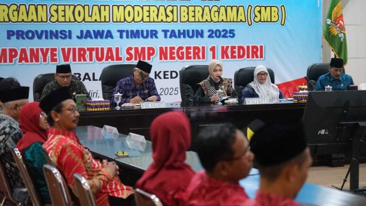 Mbak Wali Dukung Penuh SMPN 1 Kediri Raih Penghargaan Sekolah Moderasi Beragama Jatim