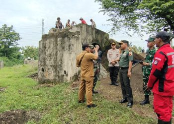 Tumbuhkan Perekonomian Masyarakat, Kodim 0809 Kediri Bangun Jembatan Gantung Garuda