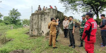 Tumbuhkan Perekonomian Masyarakat, Kodim 0809 Kediri Bangun Jembatan Gantung Garuda