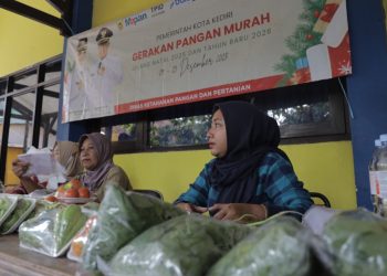 Stabilkan Harga Pangan Jelang Nataru, Pemkot Kediri Kembali Gelar Gerakan Pangan Murah