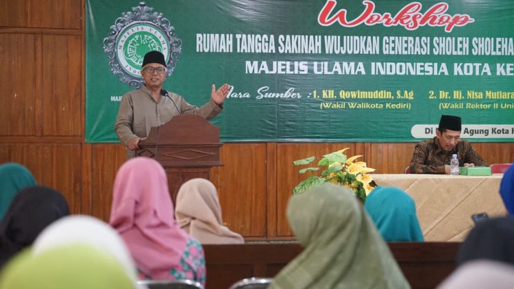Melalui Workshop Rumah Tangga Sakinah, Gus Qowim Dorong Lahirnya Generasi Sholeh di Era Digital. Foto : Dok. Pemkot Kediri