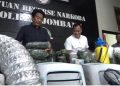 barang bukti ladang ganja jombang