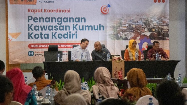Matangkan Upaya Pengelolaan Kawasan Kumuh di Kota Kediri, DPKP Gelar Rakor Gandeng DKPU ITS