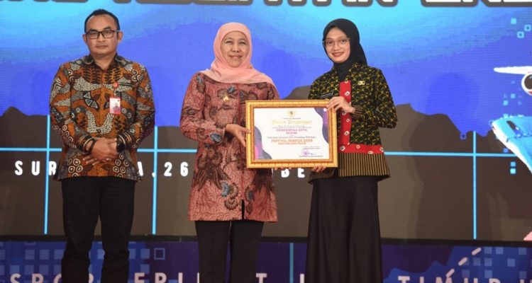 Kota Kediri Sabet Penghargaan Bergengsi di Festival Ekspor 2025 Jawa Timur, Komitmen Mbak Wali Dorong IKM Go Global
