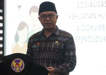 Gus Qowim Buka Sosialisasi Kekuatan Hukum Dokumen Pencatatan Sipil, Tingkatkan Kesadaran Masyarakat Terkait Administrasi Kependudukan. Foto : Dok. Pemkot Kediri
