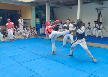 Atlet Cabor Kodrat saat berlatih. Foto : Bacaini.ID/Jatmiko