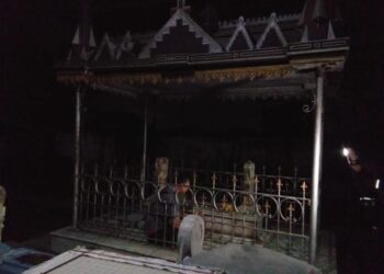 Makam atau pesarean Eyang Djojodigdo di Kota Blitar yang dikaitkan dengan mitos lahar Gunung Kelud