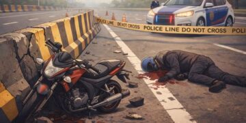 Ilustrasi Kecelakaan tunggal Kawasaki Ninja di Jalur Lintas Selatan JLS Blitar