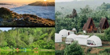 Pemandangan Ranu Pani Senduro Lumajang sebagai jalur pendakian Gunung Semeru