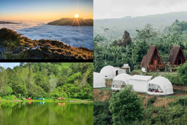 Pemandangan Ranu Pani Senduro Lumajang sebagai jalur pendakian Gunung Semeru