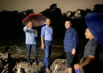 Satgas Tata Ruang Kabupaten Jember saat meninjau Perumahan Villa Indah Tegal besar