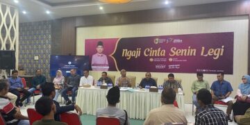 Warga Perum Muktisari Tahap III saat wadul ke Satuan Tugas Infrastruktur dan Tata Ruang (ITR) Kabupaten Jember.