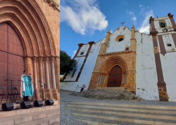 Katedral Silves Portugal saat adzan dikumandangkan dalam Festival Al-Mutamid
