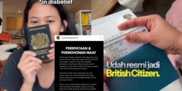 Ilustrasi paspor Inggris dan Indonesia berdampingan