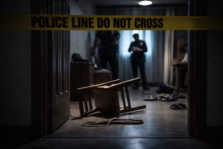 Olah TKP kasus pensiunan polisi ditemukan tewas tergantung di Blitar setelah kirim pesan suara terakhir