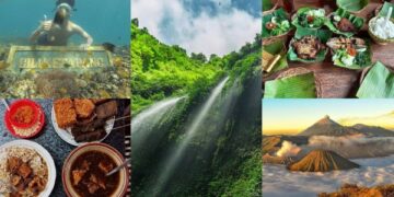 Wisatawan snorkeling menikmati air jernih di sekitar Pulau Gili Ketapang