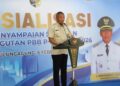 Bupati Tulungagung Gatut Sunu Wibowo saat sosialisasi SPPT PBB-P2 2026 di Pendopo Kongas Arum Kusumaning Bongso