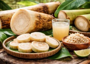 Gedebok pisang yang dimanfaatkan sebagai bahan pangan dan sumber serat alami