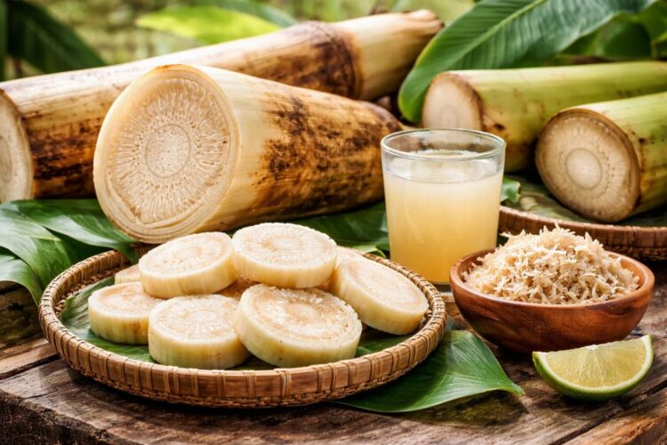 Gedebok pisang yang dimanfaatkan sebagai bahan pangan dan sumber serat alami