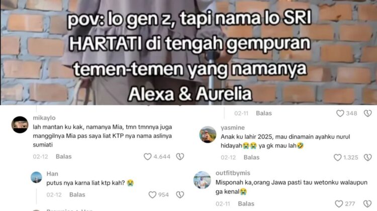 Fenomena Gen Z merasa minder dengan nama kuno yang viral di media sosial