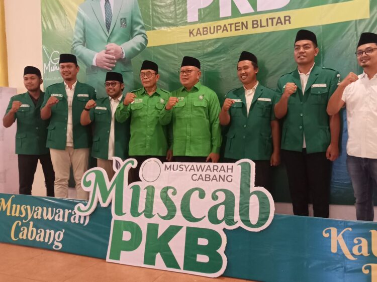 Gus Tamim dalam Muscab PKB Blitar 2026 bersama elite partai