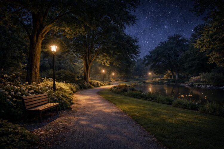 Ilustrasi malam Lailatul Qadar yang penuh ketenangan