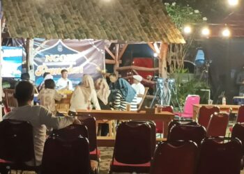 Wali Kota Blitar Syauqul Muhibbin saat refleksi 1 tahun pemerintahan di Monumen PETA tanpa kehadiran Wakil Wali Kota