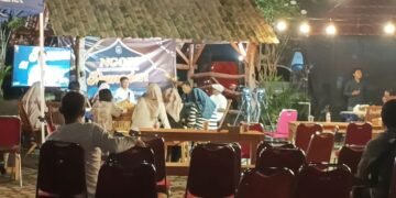 Wali Kota Blitar Syauqul Muhibbin saat refleksi 1 tahun pemerintahan di Monumen PETA tanpa kehadiran Wakil Wali Kota