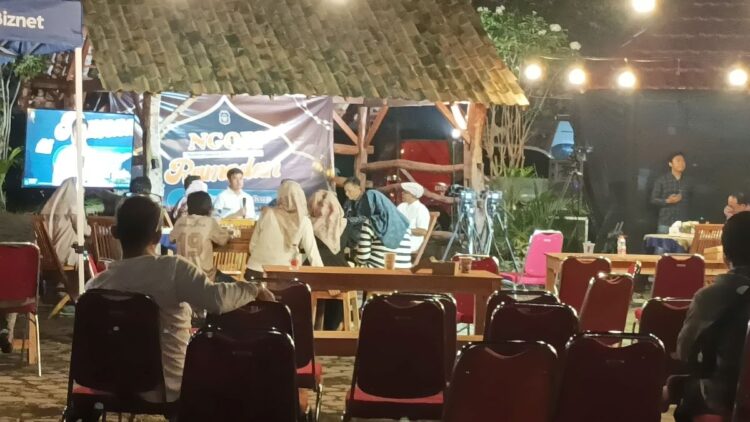 Wali Kota Blitar Syauqul Muhibbin saat refleksi 1 tahun pemerintahan di Monumen PETA tanpa kehadiran Wakil Wali Kota