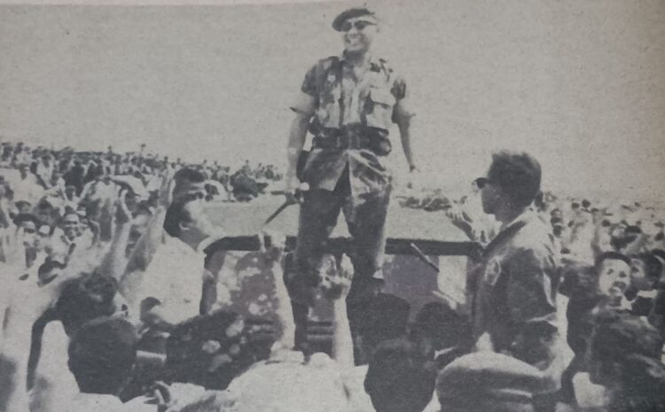Sarwo Edhie Wibowo saat memimpin operasi militer pasca peristiwa G30S 1965
