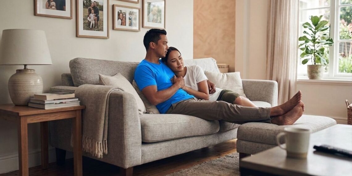 pasangan berpegangan tangan yang menunjukkan manfaat sentuhan fisik bagi kesehatan mental