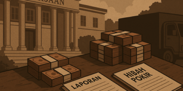 Ilustrasi korupsi dana hibah Pokir. Foto: bacaini/AI