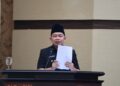 Bupati Jember, Muhammad Fawait saat penyampaian LKPJ 2025 di Gedung DPRD Jember. Dok: Kominfo Jember
