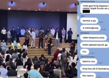 Suasana sidang terbuka mahasiswa FH UI di Auditorium Djokosoetono