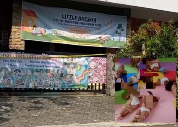 Polisi menggerebek daycare Little Aresha di Yogyakarta terkait kasus kekerasan anak