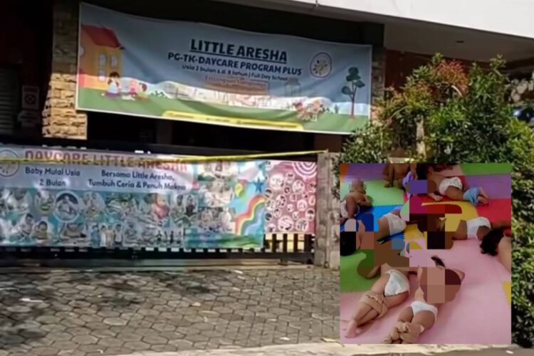 Polisi menggerebek daycare Little Aresha di Yogyakarta terkait kasus kekerasan anak