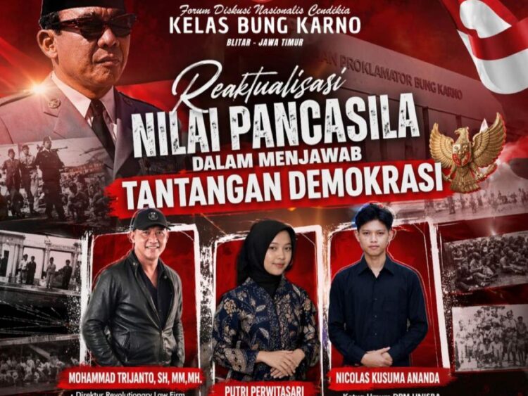 Forum diskusi di Istana Gebang Blitar membahas peran Pancasila dalam menjaga arah demokrasi Indonesia