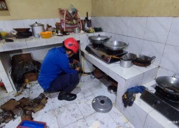 lokasi ledakan elpiji di Trenggalek