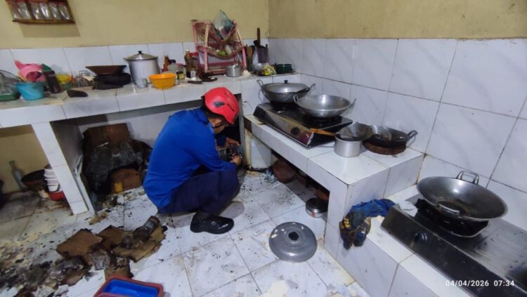 lokasi ledakan elpiji di Trenggalek