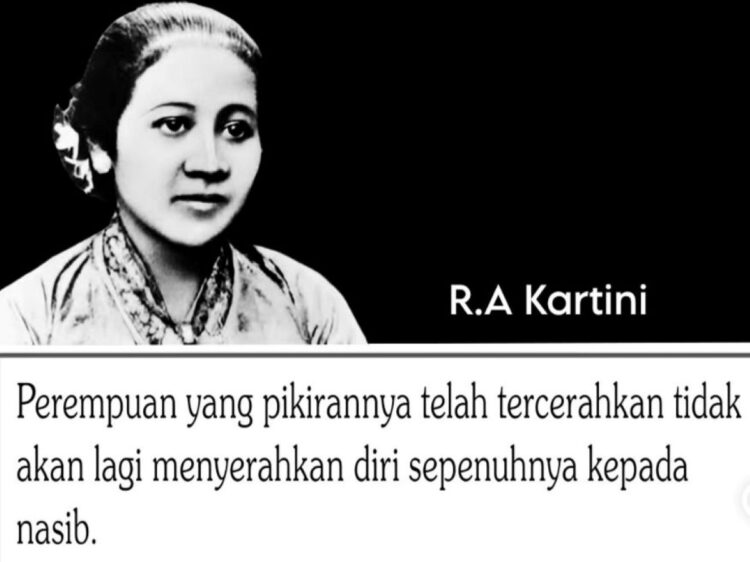 RA Kartini tokoh emansipasi perempuan Indonesia