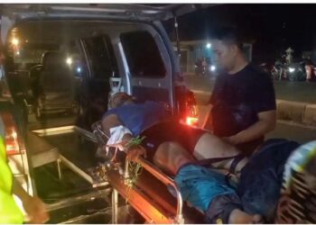 Pemuda diikat di tiang bendera oleh warga usai kecelakaan maut di Jombang