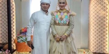 Gubernur Kaltim Rudy Mas'ud dan istrinya. Foto: istimewa