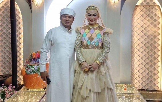 Gubernur Kaltim Rudy Mas'ud dan istrinya. Foto: istimewa