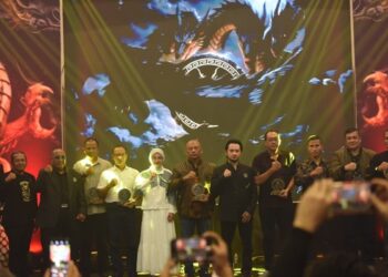 Deklarasi Yakuza Maneges yang dihadiri Wali Kota Kediri dan Kasat Reskrim Polrestabes Surabaya di Kediri. Foto: Pemkot
