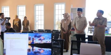 Bupati Jember bersama Forkopimda saat melakukan kunjungan ke MPP Mini di Kecamatan Tanggul