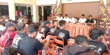 Audiensi ALMAS PUMA dengan Pemkab Trenggalek terkait Camat Pule